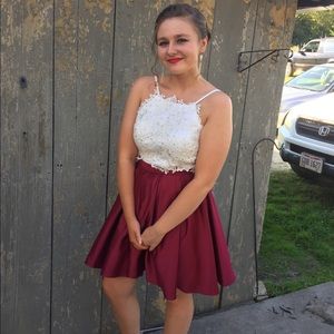 Two-Piece Homecoming dress.